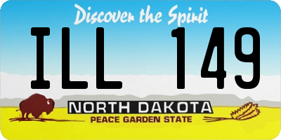 ND license plate ILL149