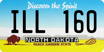 ND license plate ILL160