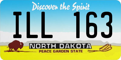 ND license plate ILL163
