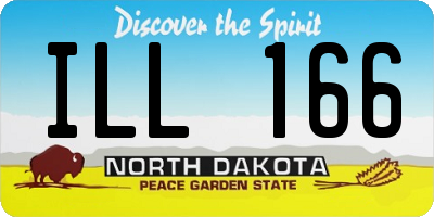 ND license plate ILL166