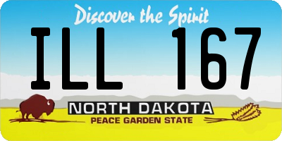 ND license plate ILL167