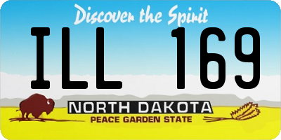 ND license plate ILL169