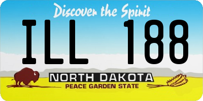 ND license plate ILL188
