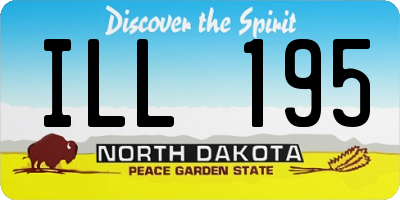 ND license plate ILL195