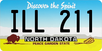 ND license plate ILL211