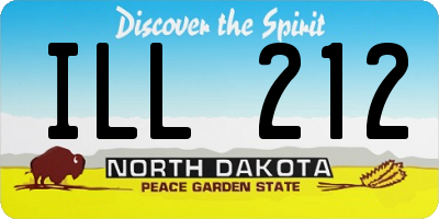 ND license plate ILL212