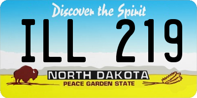 ND license plate ILL219