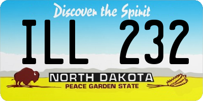 ND license plate ILL232