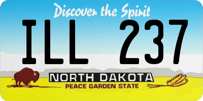 ND license plate ILL237