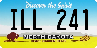ND license plate ILL241