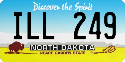 ND license plate ILL249