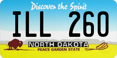 ND license plate ILL260