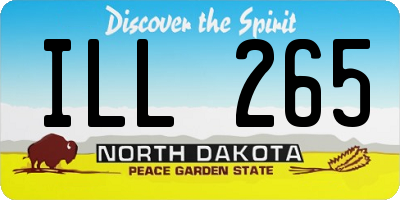 ND license plate ILL265