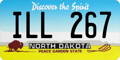 ND license plate ILL267