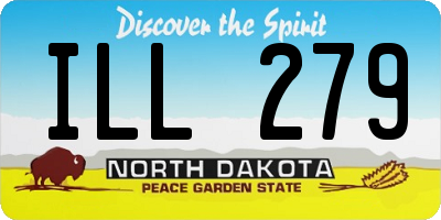 ND license plate ILL279