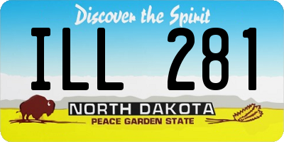 ND license plate ILL281