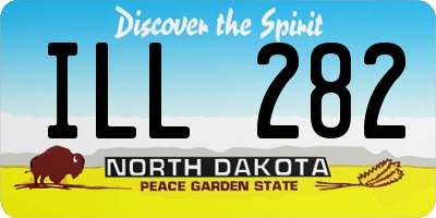 ND license plate ILL282