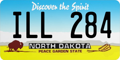 ND license plate ILL284