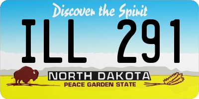 ND license plate ILL291