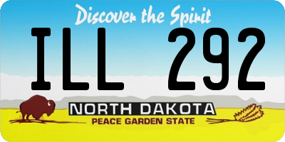 ND license plate ILL292