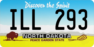 ND license plate ILL293