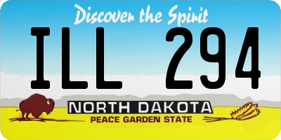 ND license plate ILL294