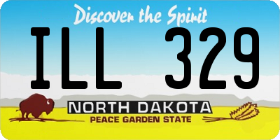 ND license plate ILL329