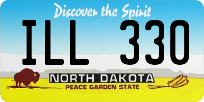 ND license plate ILL330