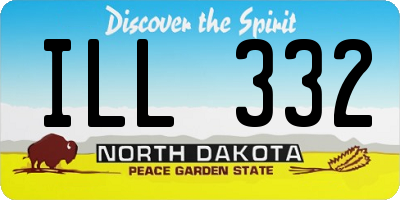 ND license plate ILL332