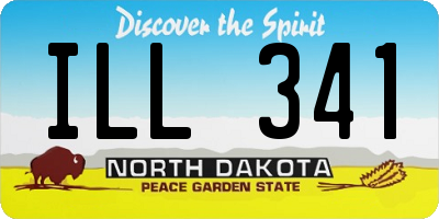 ND license plate ILL341