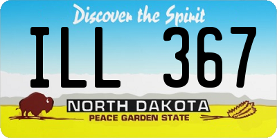 ND license plate ILL367