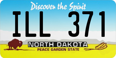 ND license plate ILL371