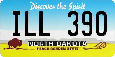 ND license plate ILL390