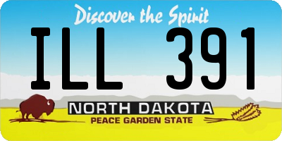 ND license plate ILL391