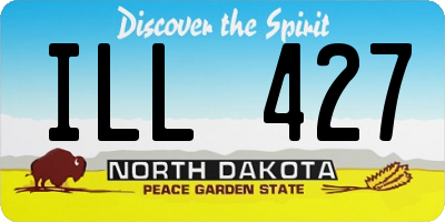 ND license plate ILL427