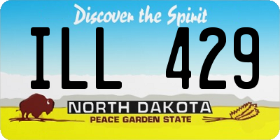ND license plate ILL429
