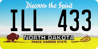 ND license plate ILL433