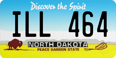 ND license plate ILL464