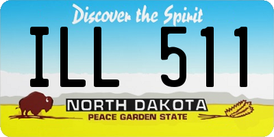 ND license plate ILL511