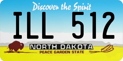 ND license plate ILL512