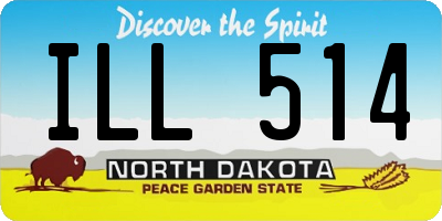 ND license plate ILL514