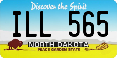 ND license plate ILL565
