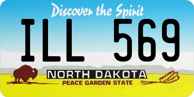 ND license plate ILL569