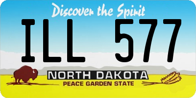 ND license plate ILL577