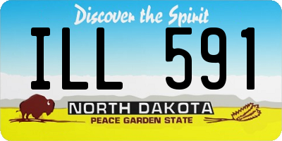 ND license plate ILL591