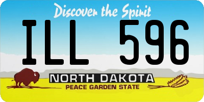 ND license plate ILL596