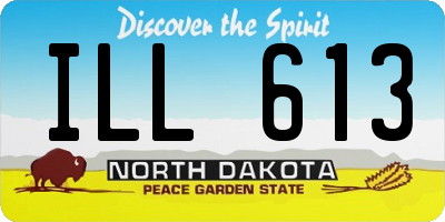 ND license plate ILL613