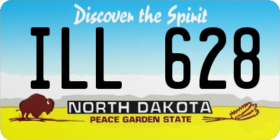 ND license plate ILL628