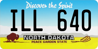 ND license plate ILL640