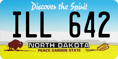 ND license plate ILL642